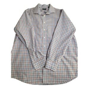 Lauren Ralph Lauren Mens‎ button front Supima Cotton Tall Fit Size 18 36/37